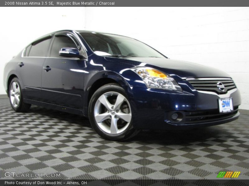Majestic Blue Metallic / Charcoal 2008 Nissan Altima 3.5 SE