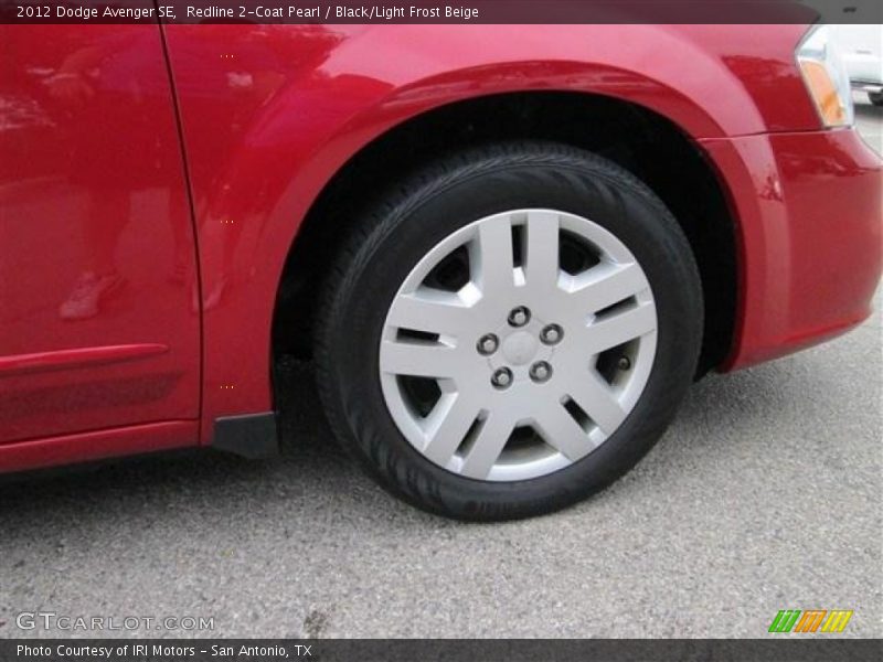 Redline 2-Coat Pearl / Black/Light Frost Beige 2012 Dodge Avenger SE
