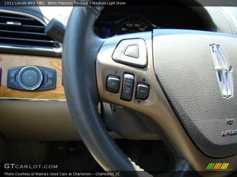 White Platinum Tri-Coat / Medium Light Stone 2011 Lincoln MKX FWD