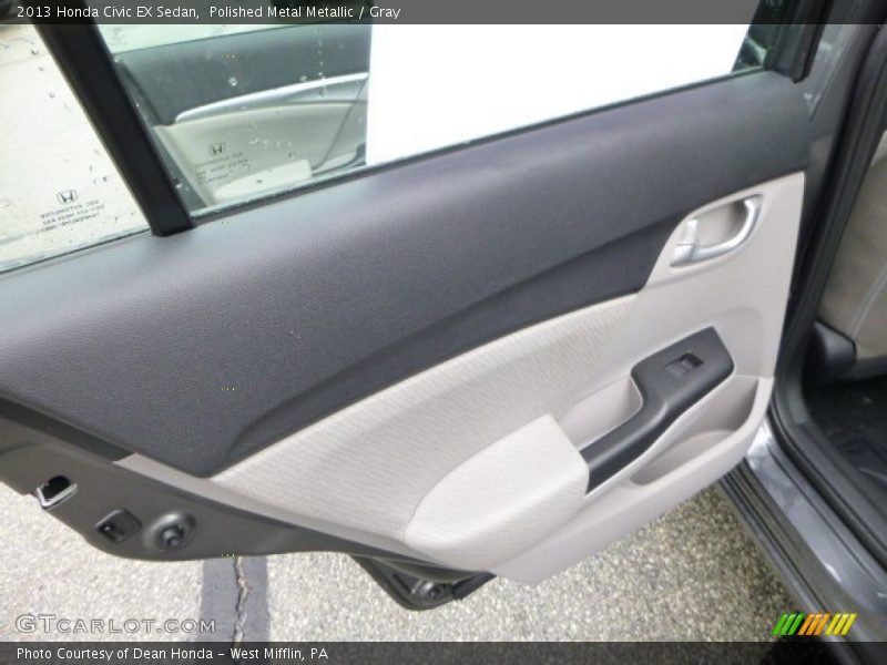 Polished Metal Metallic / Gray 2013 Honda Civic EX Sedan