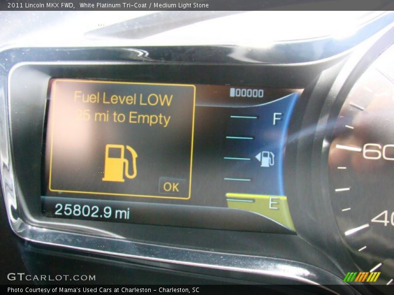 White Platinum Tri-Coat / Medium Light Stone 2011 Lincoln MKX FWD