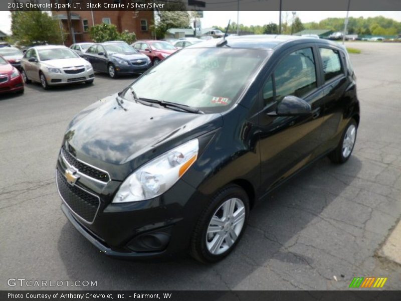 Black Granite / Silver/Silver 2013 Chevrolet Spark LT