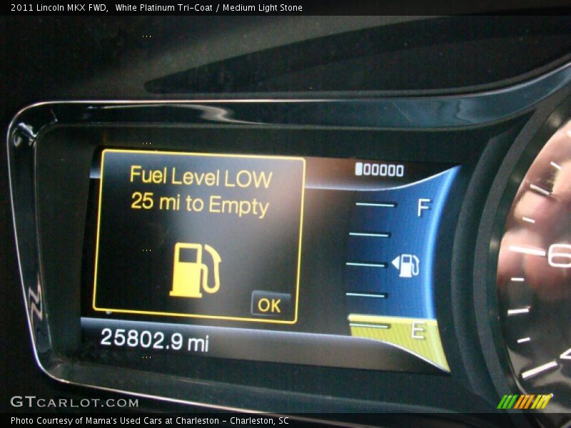 White Platinum Tri-Coat / Medium Light Stone 2011 Lincoln MKX FWD