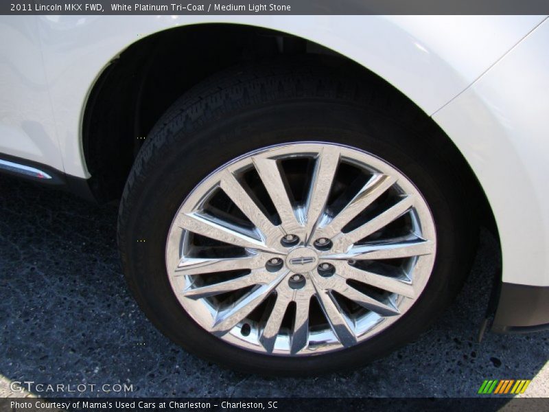 White Platinum Tri-Coat / Medium Light Stone 2011 Lincoln MKX FWD