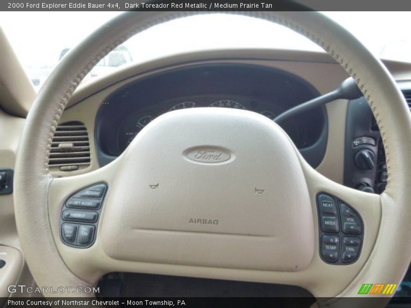 Dark Toreador Red Metallic / Medium Prairie Tan 2000 Ford Explorer Eddie Bauer 4x4