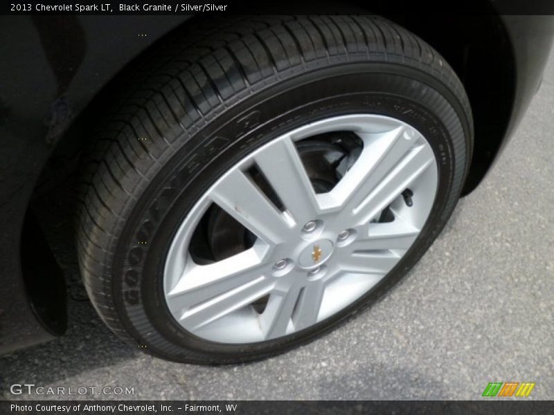 Black Granite / Silver/Silver 2013 Chevrolet Spark LT