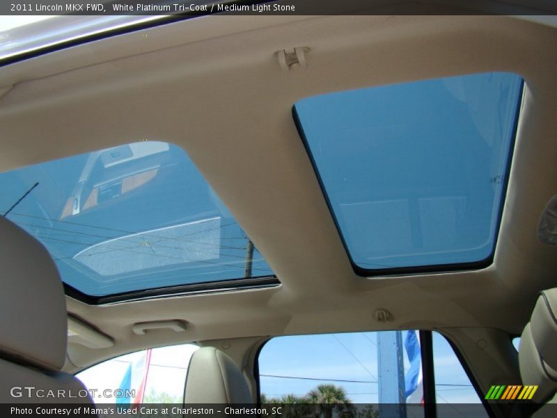 White Platinum Tri-Coat / Medium Light Stone 2011 Lincoln MKX FWD