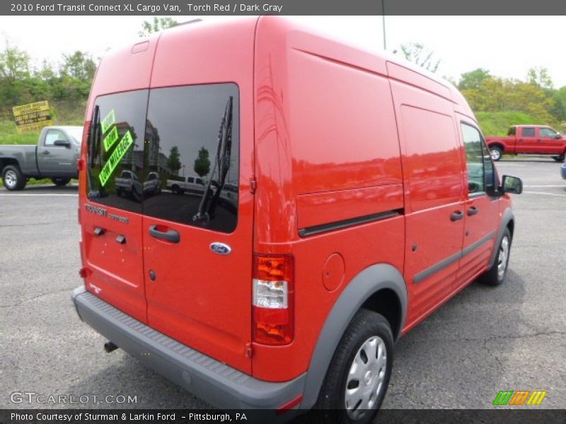 Torch Red / Dark Gray 2010 Ford Transit Connect XL Cargo Van