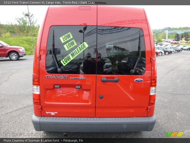 Torch Red / Dark Gray 2010 Ford Transit Connect XL Cargo Van