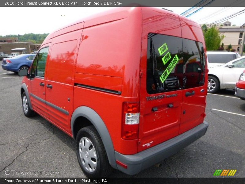 Torch Red / Dark Gray 2010 Ford Transit Connect XL Cargo Van