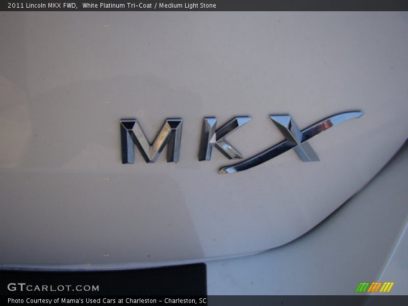 White Platinum Tri-Coat / Medium Light Stone 2011 Lincoln MKX FWD