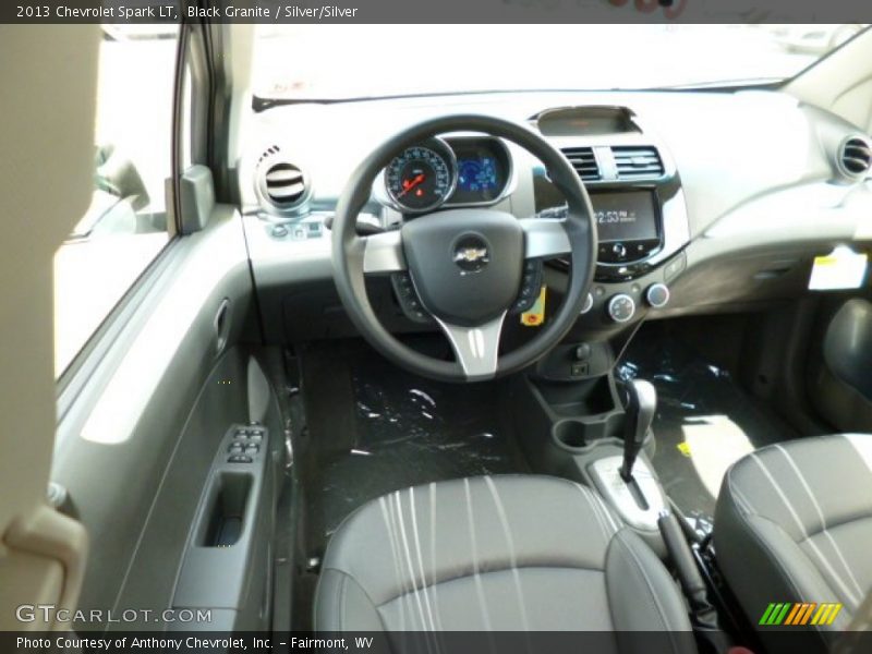 Black Granite / Silver/Silver 2013 Chevrolet Spark LT