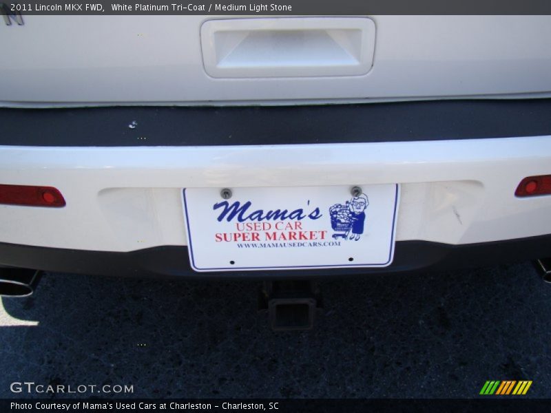 White Platinum Tri-Coat / Medium Light Stone 2011 Lincoln MKX FWD