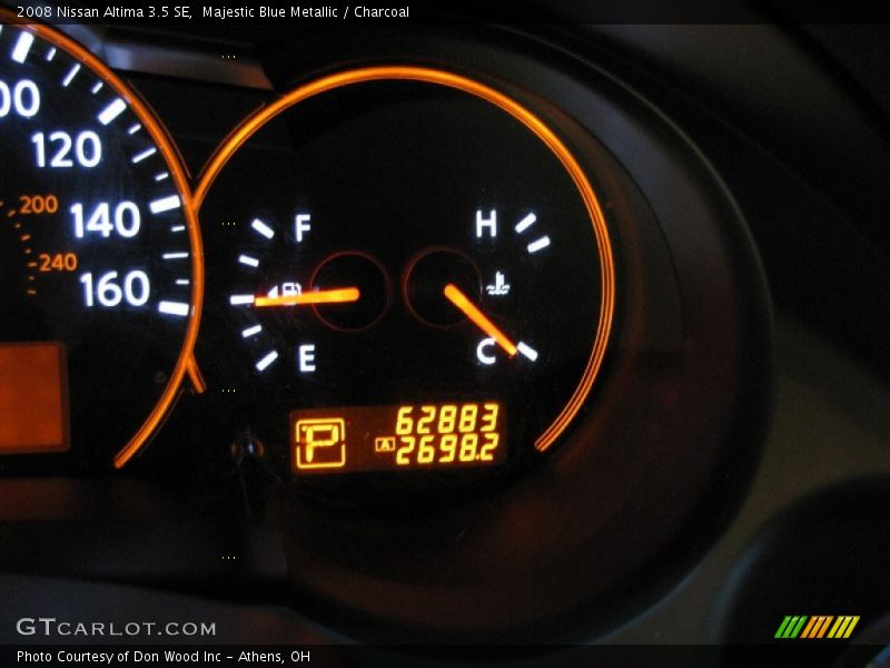 Majestic Blue Metallic / Charcoal 2008 Nissan Altima 3.5 SE