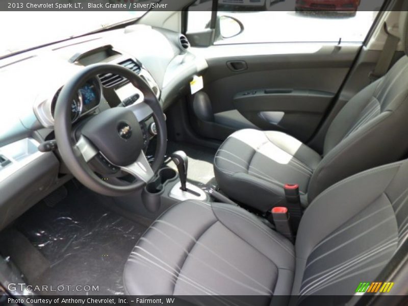 Black Granite / Silver/Silver 2013 Chevrolet Spark LT