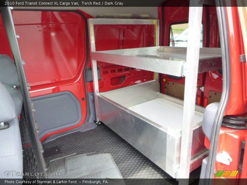 Torch Red / Dark Gray 2010 Ford Transit Connect XL Cargo Van