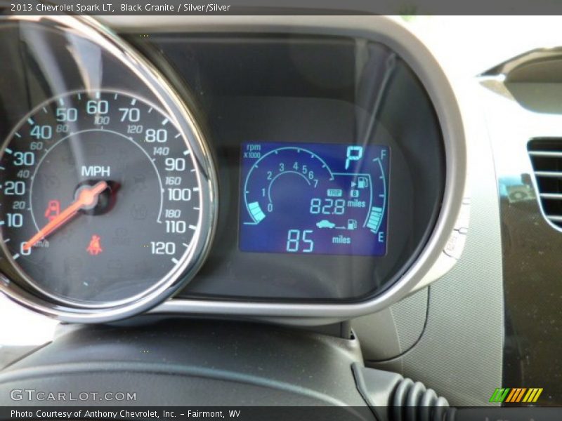 Black Granite / Silver/Silver 2013 Chevrolet Spark LT