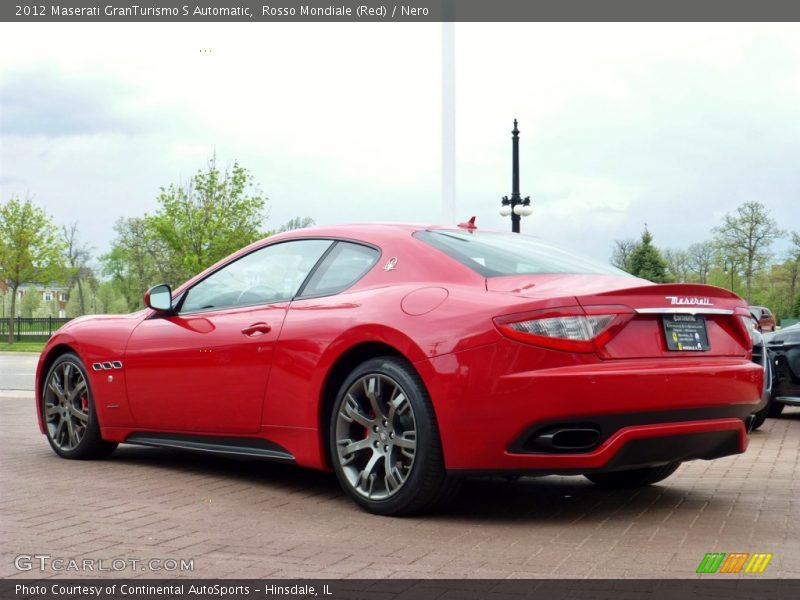 Rosso Mondiale (Red) / Nero 2012 Maserati GranTurismo S Automatic