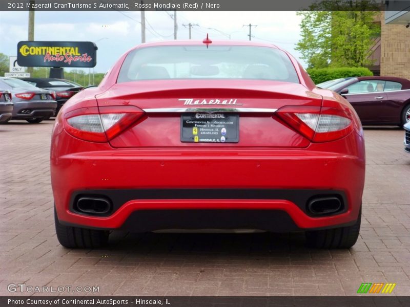 Rosso Mondiale (Red) / Nero 2012 Maserati GranTurismo S Automatic