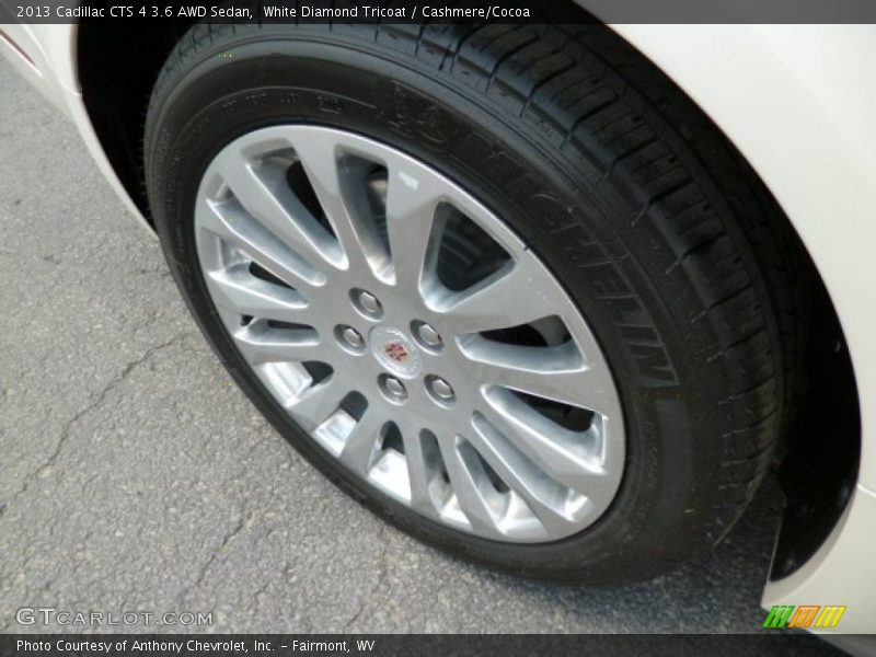 White Diamond Tricoat / Cashmere/Cocoa 2013 Cadillac CTS 4 3.6 AWD Sedan