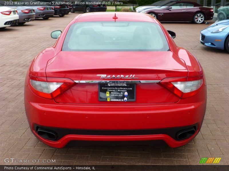 Rosso Mondiale (Red) / Nero 2012 Maserati GranTurismo S Automatic