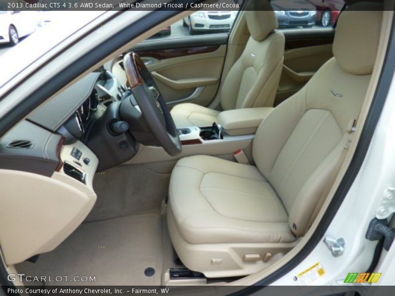 Front Seat of 2013 CTS 4 3.6 AWD Sedan