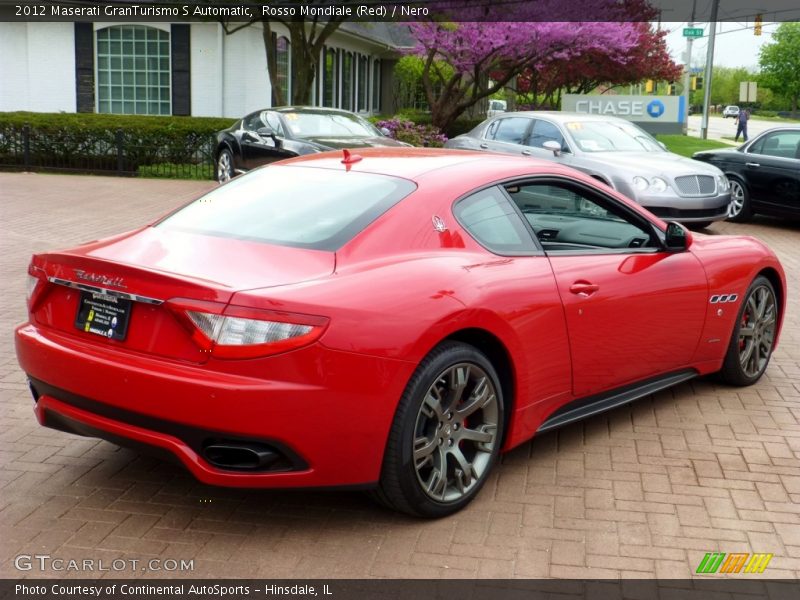 Rosso Mondiale (Red) / Nero 2012 Maserati GranTurismo S Automatic