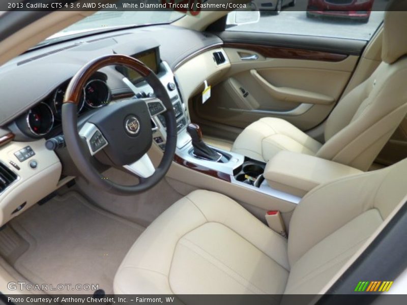 Cashmere/Cocoa Interior - 2013 CTS 4 3.6 AWD Sedan 