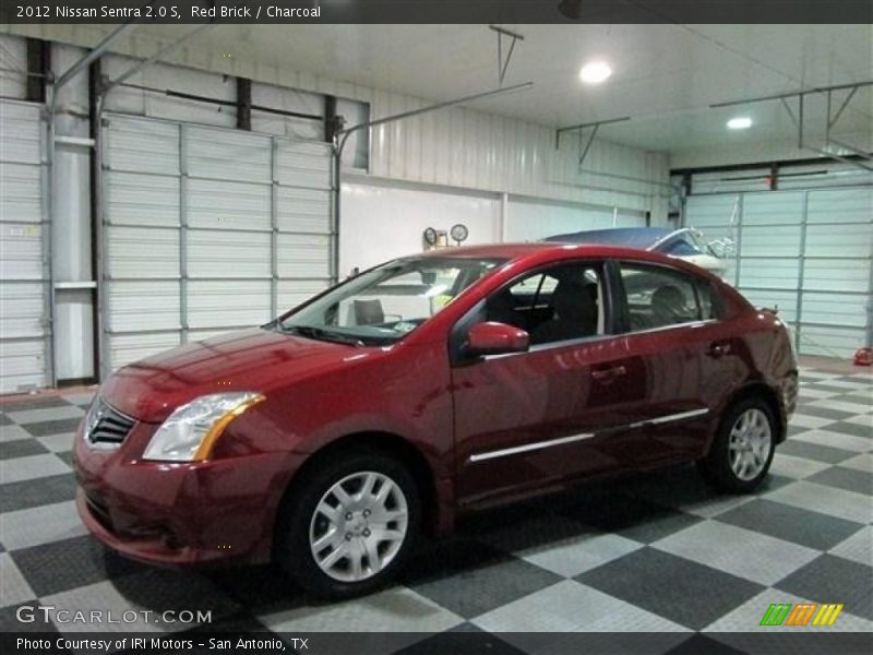 Red Brick / Charcoal 2012 Nissan Sentra 2.0 S