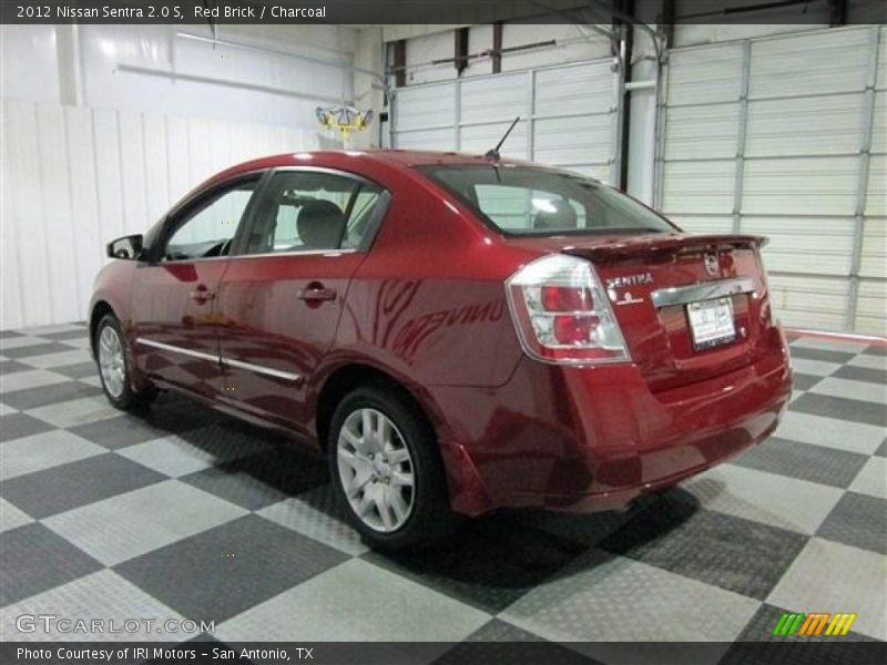 Red Brick / Charcoal 2012 Nissan Sentra 2.0 S