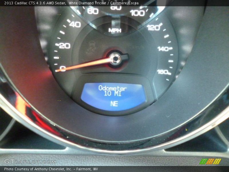 White Diamond Tricoat / Cashmere/Cocoa 2013 Cadillac CTS 4 3.6 AWD Sedan