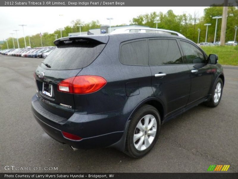 Deep Indigo Pearl / Desert Beige 2012 Subaru Tribeca 3.6R Limited