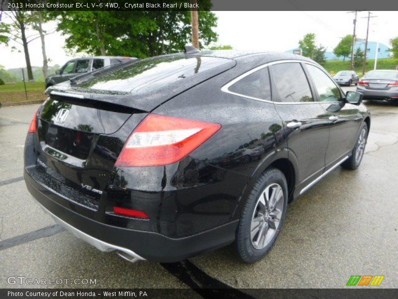 Crystal Black Pearl / Black 2013 Honda Crosstour EX-L V-6 4WD