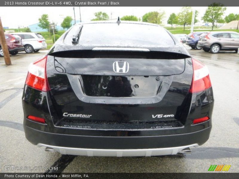 Crystal Black Pearl / Black 2013 Honda Crosstour EX-L V-6 4WD