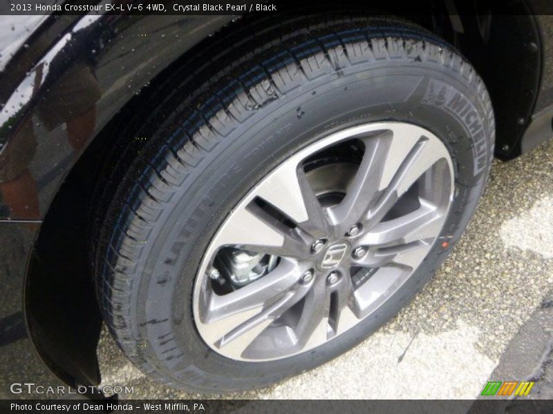 Crystal Black Pearl / Black 2013 Honda Crosstour EX-L V-6 4WD