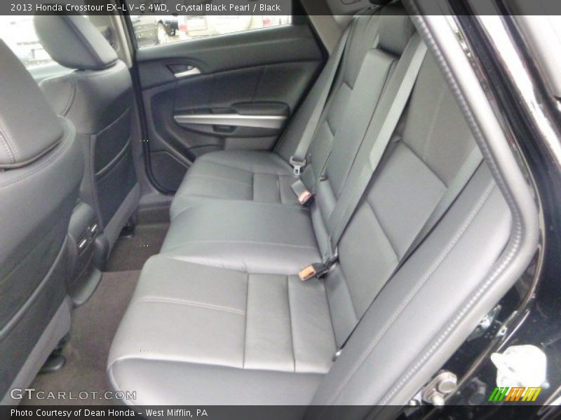 Rear Seat of 2013 Crosstour EX-L V-6 4WD