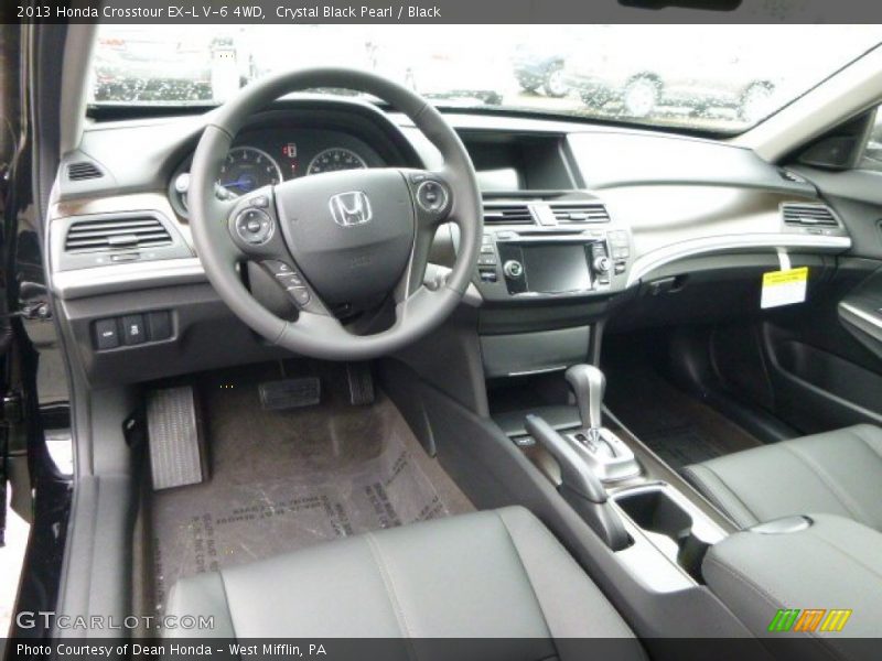 Black Interior - 2013 Crosstour EX-L V-6 4WD 