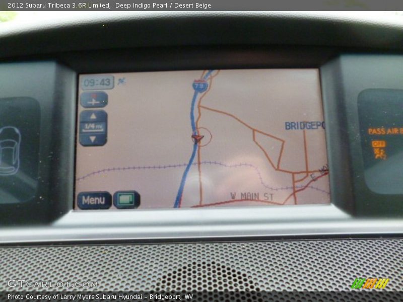 Navigation of 2012 Tribeca 3.6R Limited