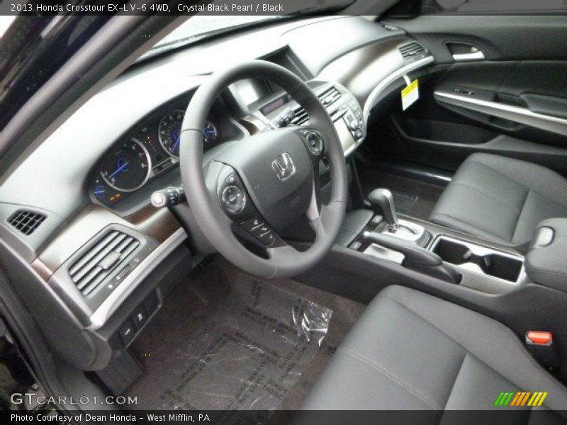  2013 Crosstour EX-L V-6 4WD Black Interior