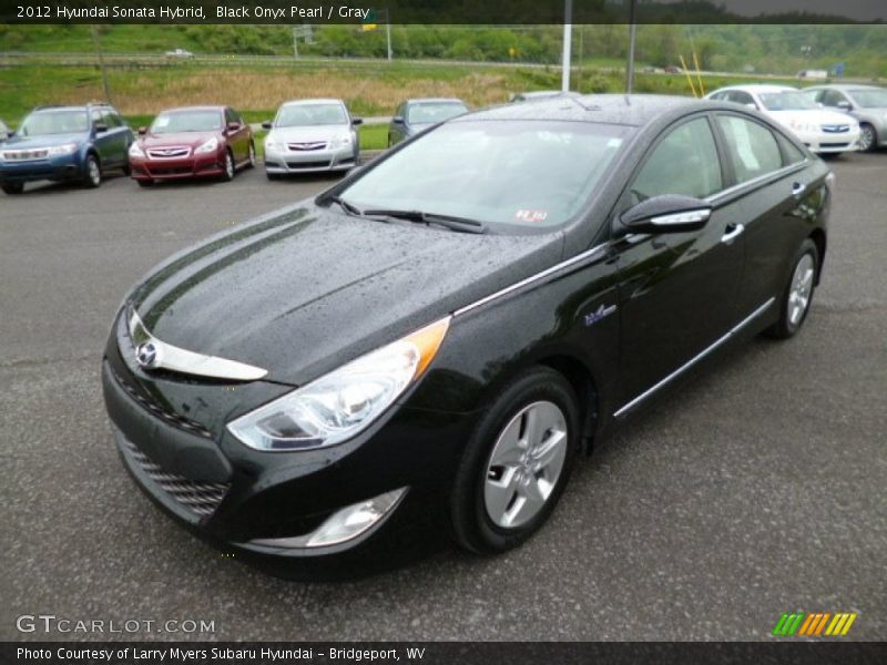 Front 3/4 View of 2012 Sonata Hybrid