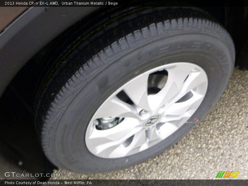 Urban Titanium Metallic / Beige 2013 Honda CR-V EX-L AWD