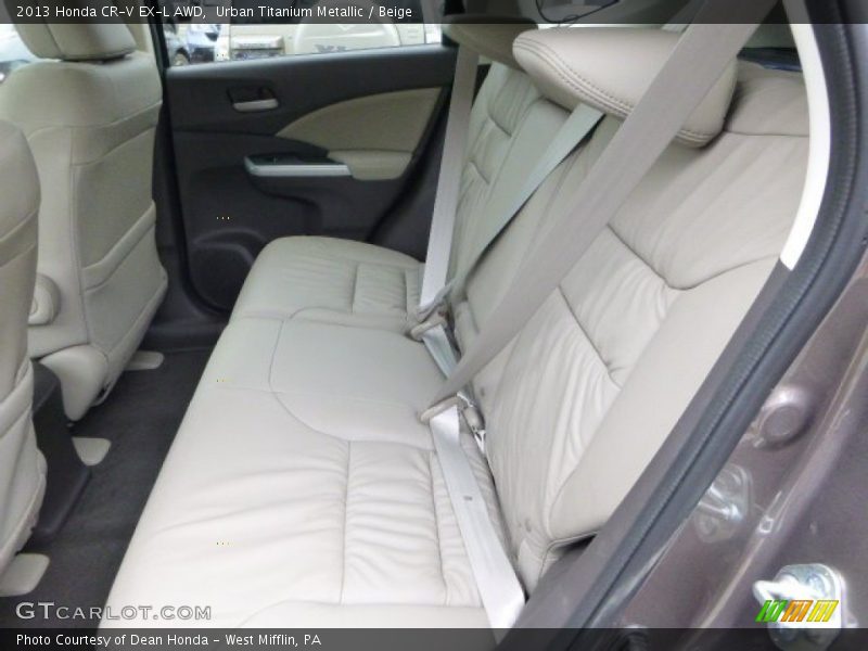 Urban Titanium Metallic / Beige 2013 Honda CR-V EX-L AWD