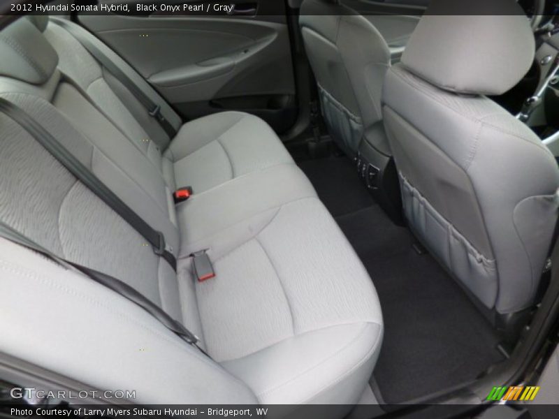 Black Onyx Pearl / Gray 2012 Hyundai Sonata Hybrid