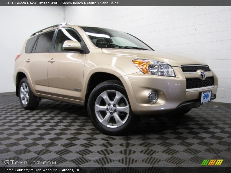 Sandy Beach Metallic / Sand Beige 2011 Toyota RAV4 Limited 4WD