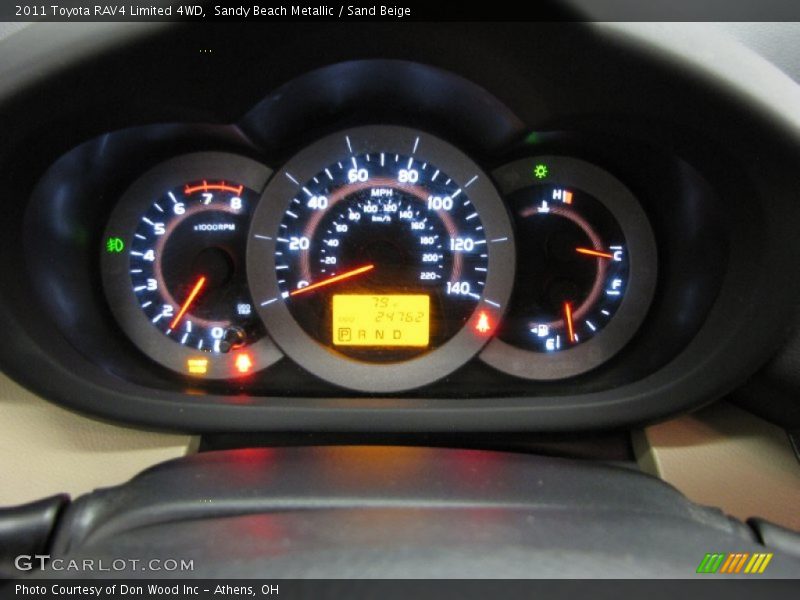 Sandy Beach Metallic / Sand Beige 2011 Toyota RAV4 Limited 4WD
