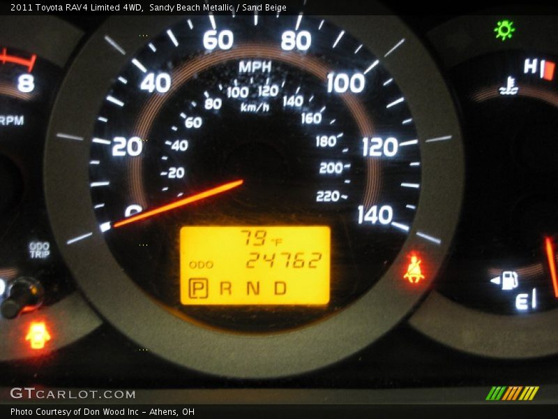 Sandy Beach Metallic / Sand Beige 2011 Toyota RAV4 Limited 4WD