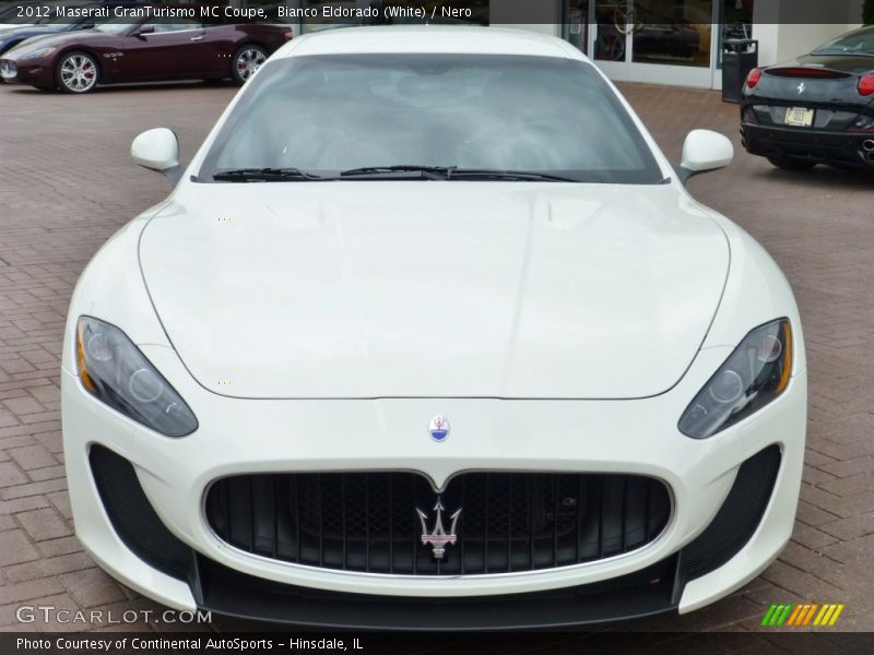 Bianco Eldorado (White) / Nero 2012 Maserati GranTurismo MC Coupe
