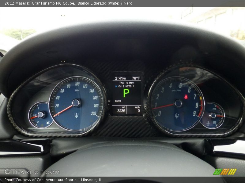  2012 GranTurismo MC Coupe MC Coupe Gauges