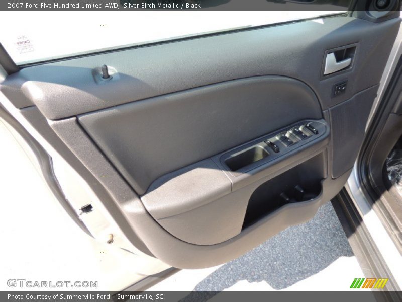 Silver Birch Metallic / Black 2007 Ford Five Hundred Limited AWD