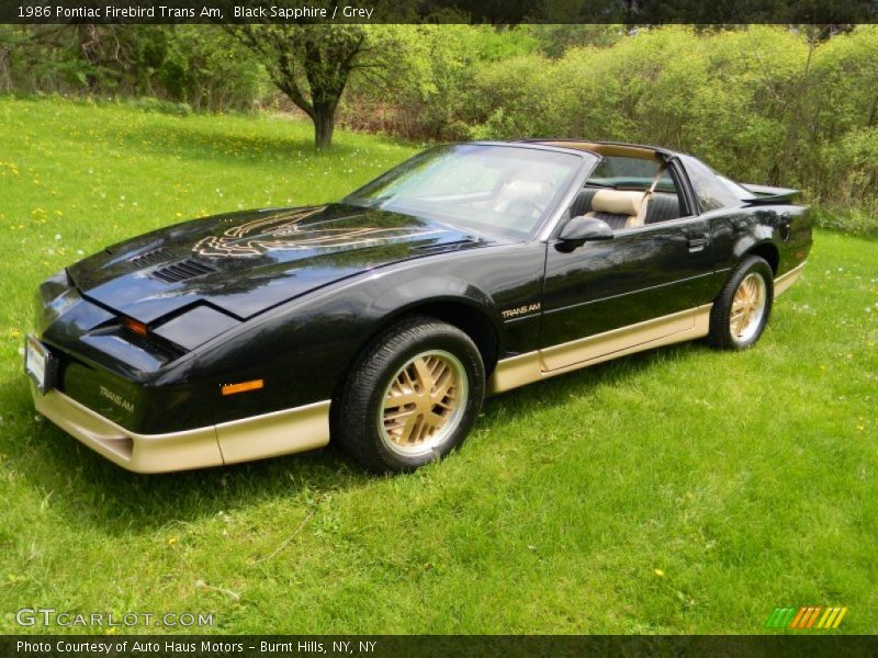  1986 Firebird Trans Am Black Sapphire